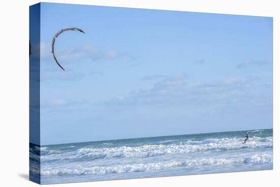 USA, Florida, New Smyrna Beach, kite surfer.-Lisa S. Engelbrecht-Premier Image Canvas