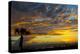 USA, Florida, Sarasota, Siesta Key. Seascape at sunset-Bernard Friel-Premier Image Canvas