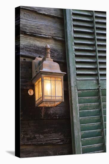 USA, Florida, St. Augustine, Shutter and lantern on old house.-Joanne Wells-Premier Image Canvas