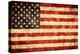 USA Grunge Flag. Vintage, Retro Style. High Resolution, Hd Quality. Item from My Grunge Flags Colle-Michal Bednarek-Premier Image Canvas