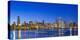 Usa, Illinois, Chicago. the City Skyline and a Frozen Lake Michigan from Near the Shedd Aquarium.-Nick Ledger-Premier Image Canvas