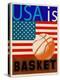 USA Is Basketball-Joost Hogervorst-Stretched Canvas