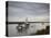 USA, Louisiana, Dulac, Bayou Fishing Boat by Lake Boudreaux-Walter Bibikow-Premier Image Canvas