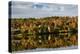 USA, Maine, Norway. Lake Pennasseewassee in Autumn Foliage-Bill Bachmann-Premier Image Canvas