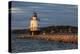 USA, Maine, Portland, Spring Point Ledge Lighthouse, sunset-Walter Bibikow-Premier Image Canvas