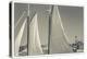 USA, Massachusetts, Cape Ann, Gloucester, schooner sails-Walter Bibikow-Premier Image Canvas