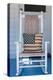 USA, Massachusetts, Cape Cod, Provincetown, the West End, Rocking Chair with Us Flag-Walter Bibikow-Premier Image Canvas