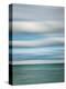 USA, Michigan, Mackinac Island. Abstract blur of Lake Huron from Mission Point-Ann Collins-Premier Image Canvas