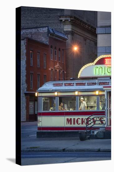 Usa,Midwest, Minnesota, St.Paul, Mickey's Diner-Christian Heeb-Premier Image Canvas