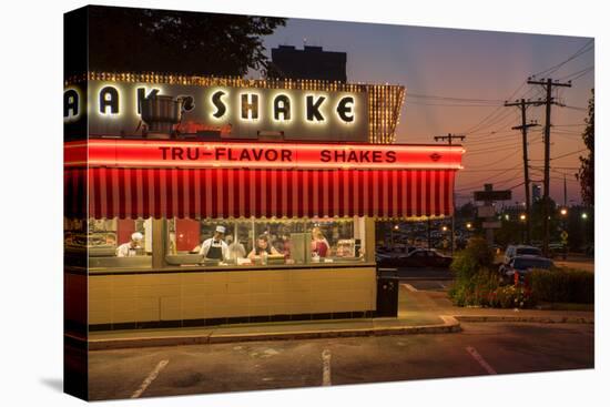 Usa, Midwest, Missouri, Route 66, Springfield, Steak 'N Shake Restaurant-Christian Heeb-Premier Image Canvas