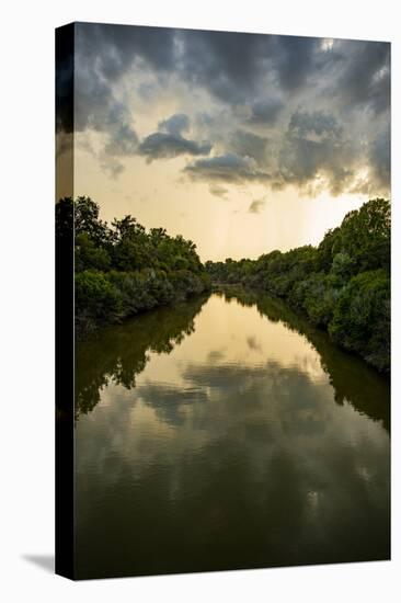 USA, Mississippi. Mississippi River Basin, Sunflower River seen from Woodburn-Kinlock Road bridge-Alison Jones-Premier Image Canvas