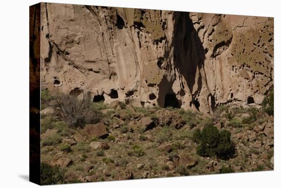 USA, Near Los Alamos, New Mexico, Bandelier National Monument, Frijoles Canyon-null-Premier Image Canvas