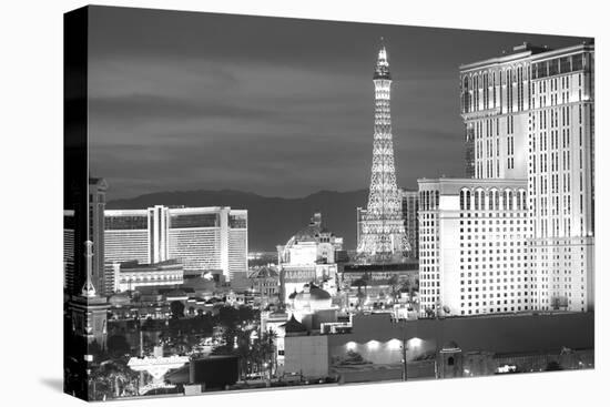 USA, Nevada, Las Vegas. City Buildings at Night-Dennis Flaherty-Premier Image Canvas