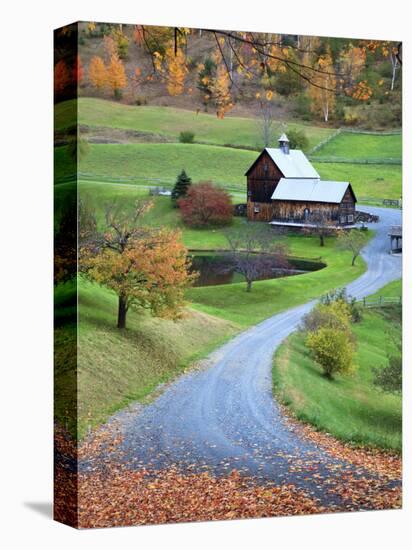 USA, New England, Vermont, Woodstock, Sleepy Hollow Farm in Autumn/Fall-Michele Falzone-Premier Image Canvas