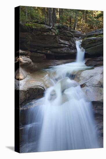 USA, New Hampshire, White Mountains. Flowing mountain stream.-Jaynes Gallery-Premier Image Canvas