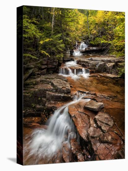 USA, New Hampshire, White Mountains, Vertical panorama of Coliseum Falls-Ann Collins-Premier Image Canvas