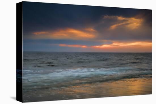 USA, New Jersey, Cape May National Seashore. Overcast sunrise on shore.-Jaynes Gallery-Premier Image Canvas