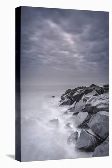 USA, New Jersey, Cape May National Seashore. Stormy shoreline landscape.-Jaynes Gallery-Premier Image Canvas