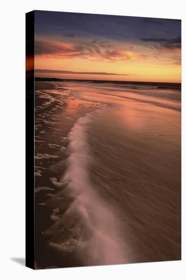 USA, New Jersey, Cape May National Seashore. Sunrise on ocean shore.-Jaynes Gallery-Premier Image Canvas