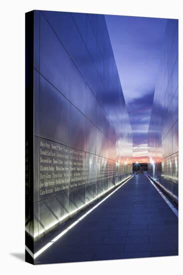 USA, New Jersey, Jersey City, Liberty State Park, 9/11 Memorial-Walter Bibikow-Premier Image Canvas