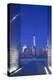 USA, New Jersey, Jersey City, Liberty State Park, View Through 9/11 Memorial, Empty Sky-Walter Bibikow-Premier Image Canvas