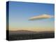 USA, New Mexico, Albuquerque, Skyline, Sandia Mountains and Lenticular Cloud-Alan Copson-Premier Image Canvas