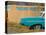 USA, New Mexico, Turquoise Trail, Trading Post and 1961 Chevrolet Bel Air 4-Door Sedan-Alan Copson-Premier Image Canvas