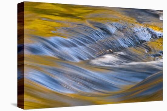 USA, New York, Adirondack Mountains. Flowing Water on Raquette Lake-Jay O'brien-Premier Image Canvas