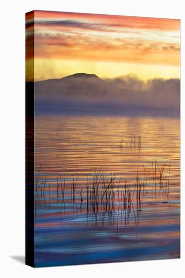 USA, New York, Adirondack Mountains. Racquette Lake at Sunrise-Jaynes Gallery-Premier Image Canvas