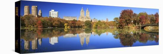 Usa, New York City, Manhattan, Central Park, Bow Bridge-Michele Falzone-Premier Image Canvas