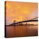 USA, New York City, Manhattan, Manhattan Bridge Spanning the East River-Gavin Hellier-Premier Image Canvas