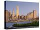 USA, New York, Lower Manhattan, Tallest Building Is Beekman Tower (By Frank Gehry), with Woolworth -Alan Copson-Premier Image Canvas