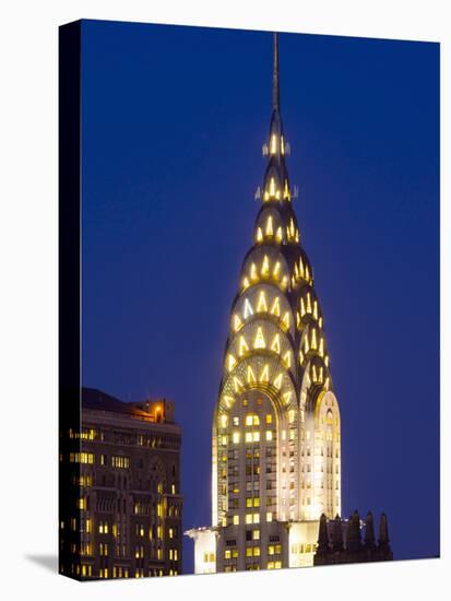 USA, New York, Manhattan, Midtown Skyline and Chrysler Building-Alan Copson-Premier Image Canvas