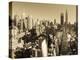 USA, New York, Manhattan, Midtown Skyline Including Empire State Building-Alan Copson-Premier Image Canvas