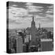 USA, New York, New York City, Elevated View of Midtown Manhattan from the 30 Rock Viewning Platform-Walter Bibikow-Premier Image Canvas