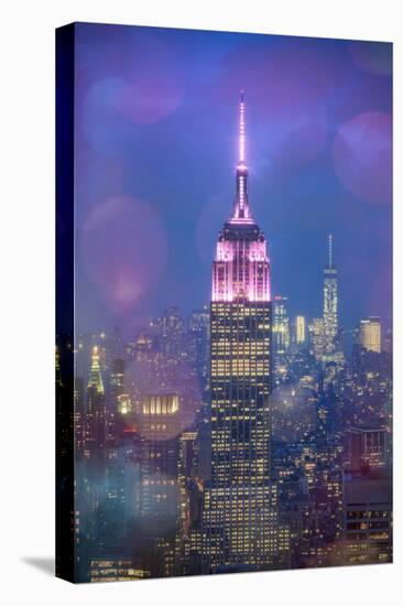 Usa, New York, New York City, Empire State Building and Midtown Manhattan Skyline-Michele Falzone-Premier Image Canvas