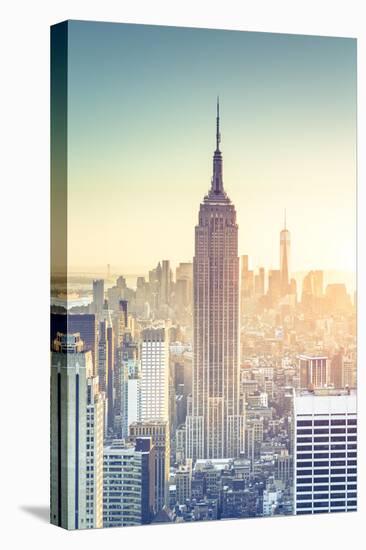 Usa, New York, New York City, Empire State Building and Midtown Manhattan Skyline-Michele Falzone-Premier Image Canvas