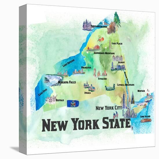 Printable Map Of New York State - Clashing Pride