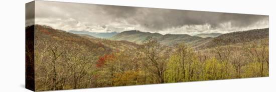 USA, North Carolina, Cherokee, Panoramic View from the Blue Ridge Parkway-Ann Collins-Premier Image Canvas