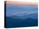 USA, North Carolina, Great Smoky Mountains, Dusk from the Blue Ridge Parkway-Ann Collins-Premier Image Canvas