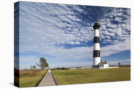 USA, North Carolina, Outer Banks National Seashore, Bodie Island, Bodie Island Lighthouse-Walter Bibikow-Premier Image Canvas