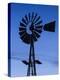 USA, Oklahoma, Elk City, Vintage Farm Windmills-Walter Bibikow-Premier Image Canvas