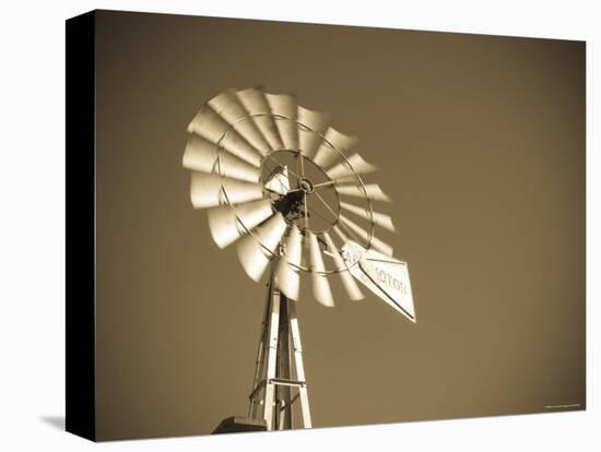 USA, Oklahoma, Windpumps and Windmill-Alan Copson-Premier Image Canvas