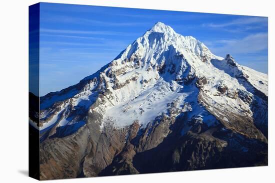 USA, Oregon, Aerial Landscape of Mt. Hood-Rick A Brown-Premier Image Canvas