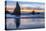 USA, Oregon, Bandon Beach. Pacific Ocean sea stacks at sunset.-Jaynes Gallery-Premier Image Canvas