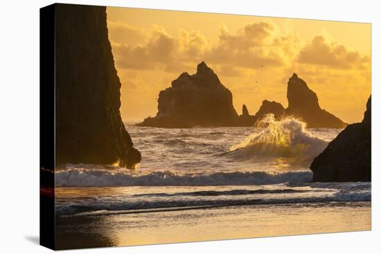 USA, Oregon, Bandon. Shore Scenic-Cathy & Gordon Illg-Premier Image Canvas