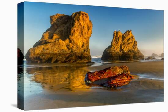 USA, Oregon, Bandon. Sunrise on beach.-Jaynes Gallery-Premier Image Canvas