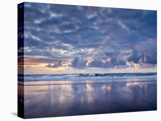 USA, Oregon, Florence, Sunset from North Jetty Beach-Ann Collins-Premier Image Canvas