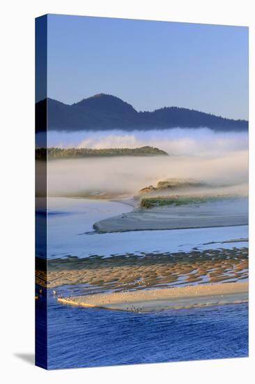 USA, Oregon. Fog over Netarts Bay-Steve Terrill-Premier Image Canvas