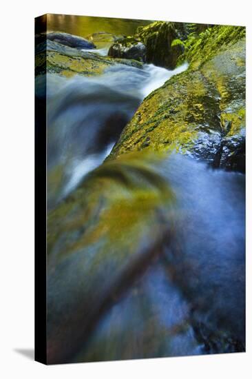 USA, Oregon. Water Flow over Rocks in Creek-Jaynes Gallery-Premier Image Canvas